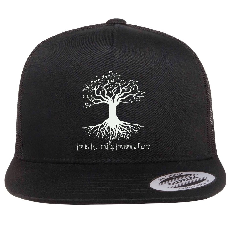 Tree Of Life Flat Bill Trucker Hat