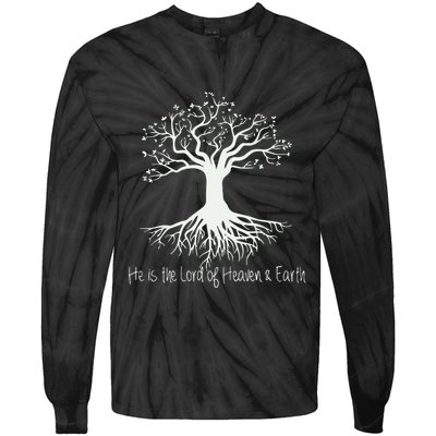 Tree Of Life Tie-Dye Long Sleeve Shirt