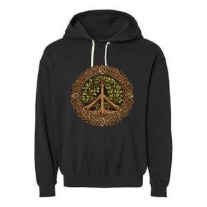 Tree Of Life Peace Garment-Dyed Fleece Hoodie