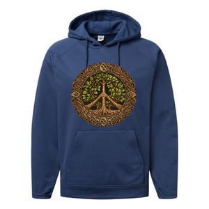 Tree Of Life Peace Performance Fleece Hoodie