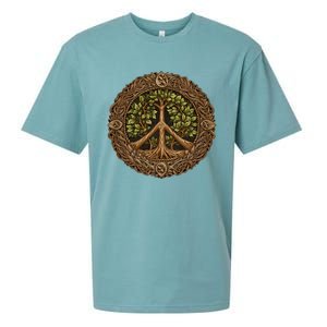 Tree Of Life Peace Sueded Cloud Jersey T-Shirt