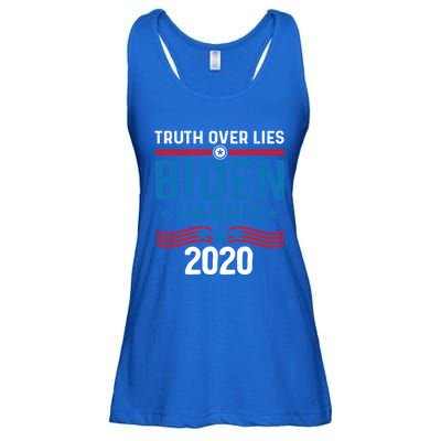 Truth Over Lies Joe Biden Vice President Harris Meaningful Gift Ladies Essential Flowy Tank