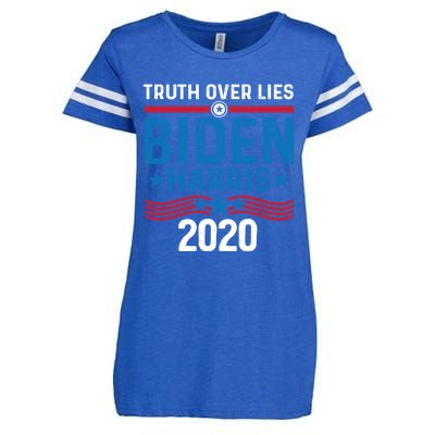 Truth Over Lies Joe Biden Vice President Harris Meaningful Gift Enza Ladies Jersey Football T-Shirt