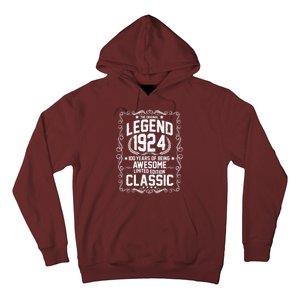 The Original Legend 1924 100th Birthday Hoodie