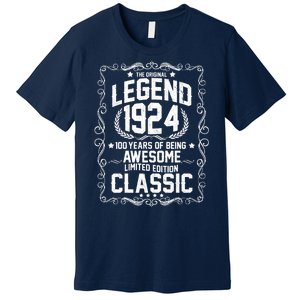 The Original Legend 1924 100th Birthday Premium T-Shirt