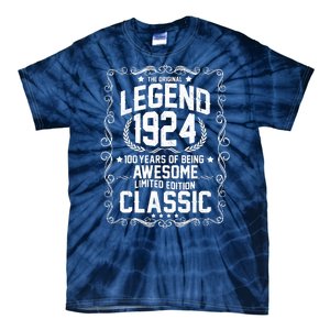 The Original Legend 1924 100th Birthday Tie-Dye T-Shirt