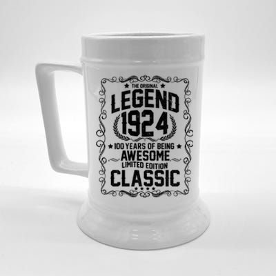 The Original Legend 1924 100th Birthday Beer Stein