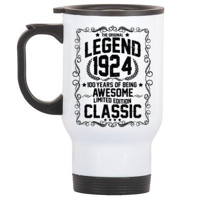 The Original Legend 1924 100th Birthday Stainless Steel Travel Mug