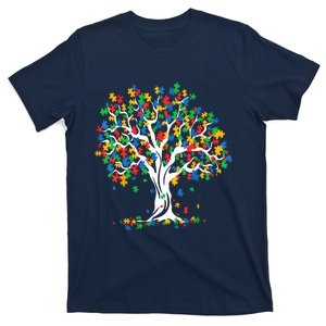 Tree Of Life Autism Awareness Month Funny Asd Supporter Gift T-Shirt