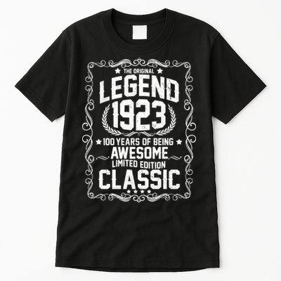 The Original Legend 1923 100th Birthday Tall T-Shirt