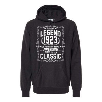 The Original Legend 1923 100th Birthday Premium Hoodie