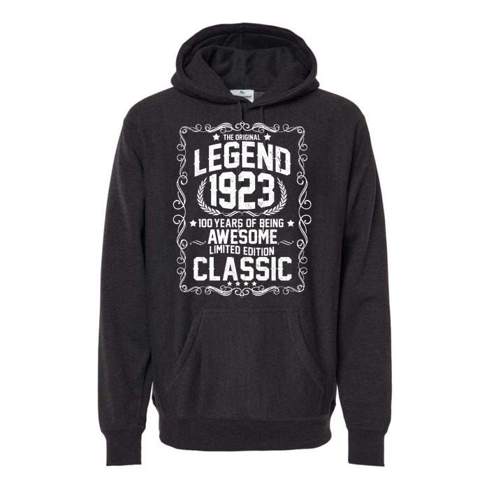 The Original Legend 1923 100th Birthday Premium Hoodie