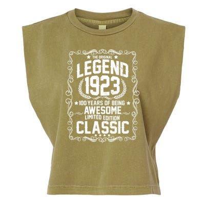The Original Legend 1923 100th Birthday Garment-Dyed Women's Muscle Tee