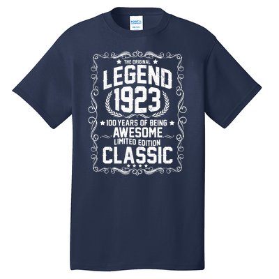 The Original Legend 1923 100th Birthday Tall T-Shirt