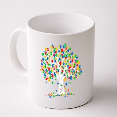 Tree Of Life Autism Awareness Month Funny Asd Supporter Funny Gift Coffee Mug