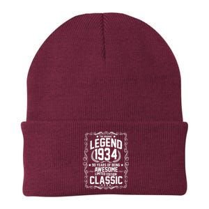 The Original Legend 1934 90th Birthday Knit Cap Winter Beanie