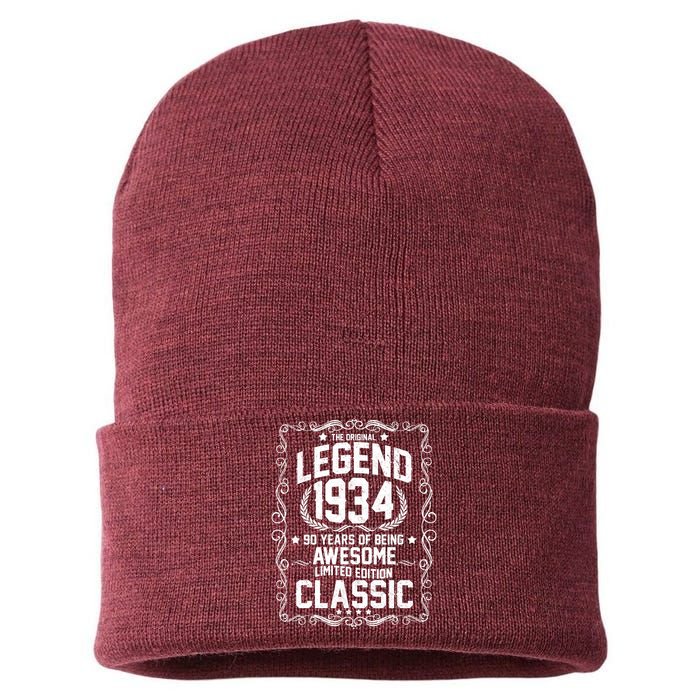 The Original Legend 1934 90th Birthday Sustainable Knit Beanie