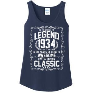 The Original Legend 1934 90th Birthday Ladies Essential Tank