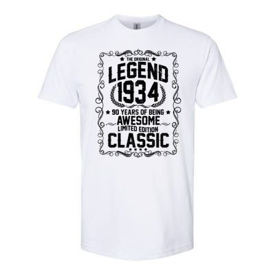 The Original Legend 1934 90th Birthday Softstyle® CVC T-Shirt