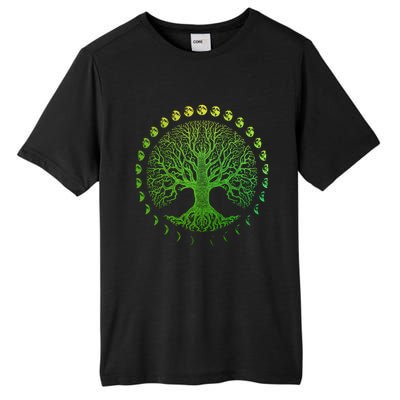 Tree Of Life Phases Of The Moon Gift Funny Gift Earth Day Gift Tall Fusion ChromaSoft Performance T-Shirt