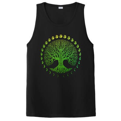 Tree Of Life Phases Of The Moon Gift Funny Gift Earth Day Gift PosiCharge Competitor Tank