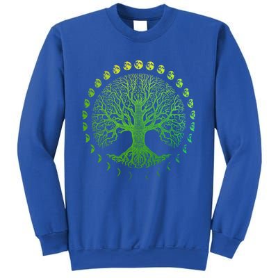 Tree Of Life Phases Of The Moon Gift Funny Gift Earth Day Gift Sweatshirt