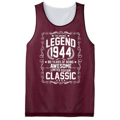 The Original Legend 1944 80th Birthday Mesh Reversible Basketball Jersey Tank