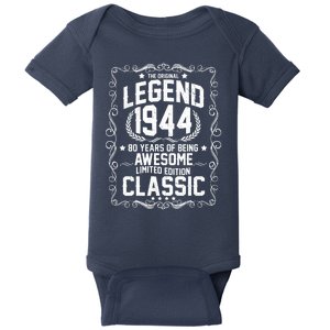 The Original Legend 1944 80th Birthday Baby Bodysuit