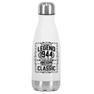 The Original Legend 1944 80th Birthday Stainless Steel Insulated Water Bottle