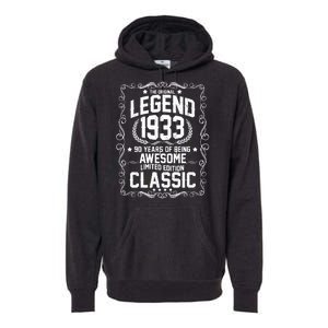 The Original Legend 1933 90th Birthday Premium Hoodie