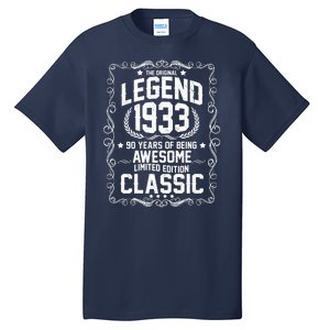 The Original Legend 1933 90th Birthday Tall T-Shirt