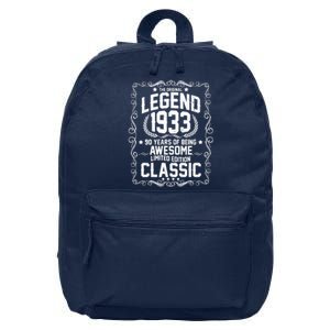 The Original Legend 1933 90th Birthday 16 in Basic Backpack