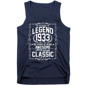 The Original Legend 1933 90th Birthday Tank Top