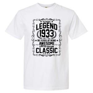 The Original Legend 1933 90th Birthday Garment-Dyed Heavyweight T-Shirt