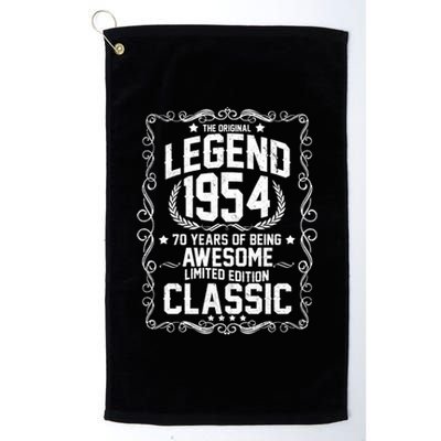 The Original Legend 1954 70th Birthday Platinum Collection Golf Towel