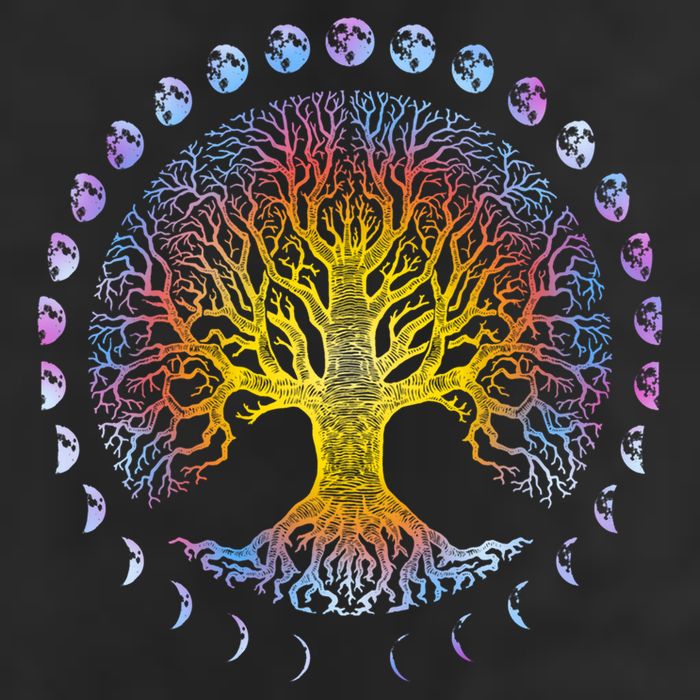 Tree Of Life Phases Of The Moon Gift Cute Gift Winter Tree Gift 11oz C Handle Ceramic Mug