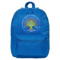 Tree Of Life Phases Of The Moon Gift Cute Gift Winter Tree Gift 16 in Basic Backpack