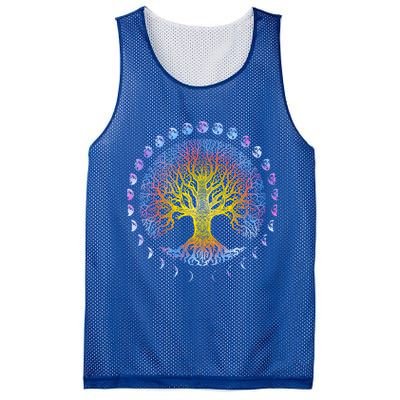 Tree Of Life Phases Of The Moon Gift Cute Gift Winter Tree Gift Mesh Reversible Basketball Jersey Tank