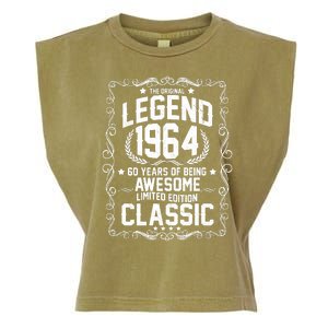 The Original Legend 1964 60th Birthday Garment-Dyed Women's Muscle Tee