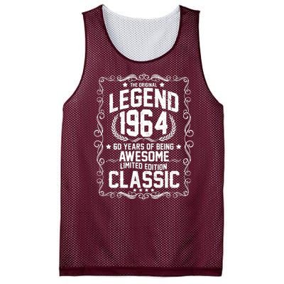 The Original Legend 1964 60th Birthday Mesh Reversible Basketball Jersey Tank