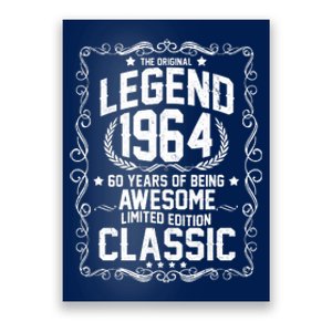 The Original Legend 1964 60th Birthday Poster