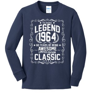 The Original Legend 1964 60th Birthday Kids Long Sleeve Shirt