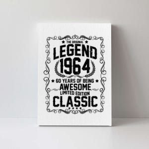 The Original Legend 1964 60th Birthday Canvas