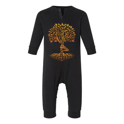 Tree Of Life Yoga Chakra Haka Infant Fleece One Piece