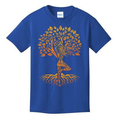 Tree Of Life Yoga Chakra Haka Kids T-Shirt