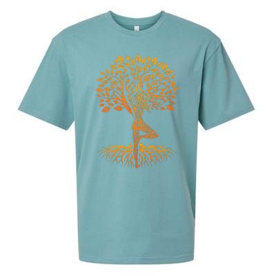 Tree Of Life Yoga Chakra Haka Sueded Cloud Jersey T-Shirt