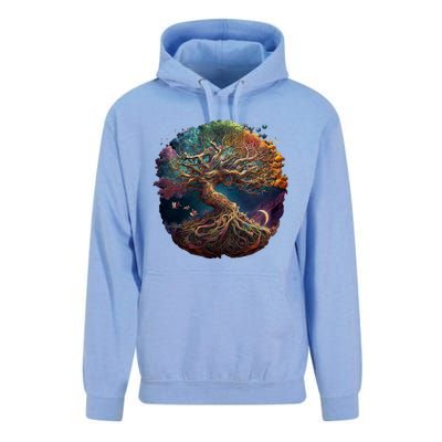 Tree Of Life Gift The Tree Of Life Meditation Unisex Surf Hoodie