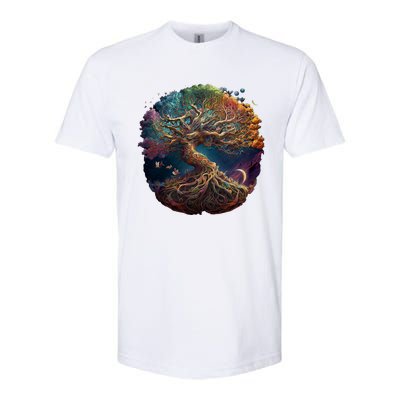 Tree Of Life Gift The Tree Of Life Meditation Softstyle CVC T-Shirt