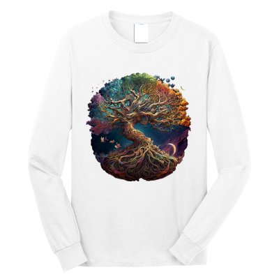 Tree Of Life Gift The Tree Of Life Meditation Long Sleeve Shirt