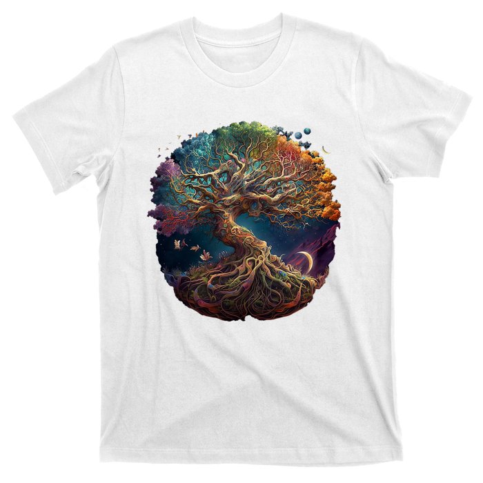 Tree Of Life Gift The Tree Of Life Meditation T-Shirt